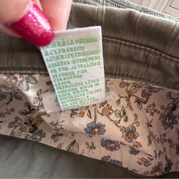 Point zero khaki green brown jacket zippers pockets ready Size L - Picture 8 of 10